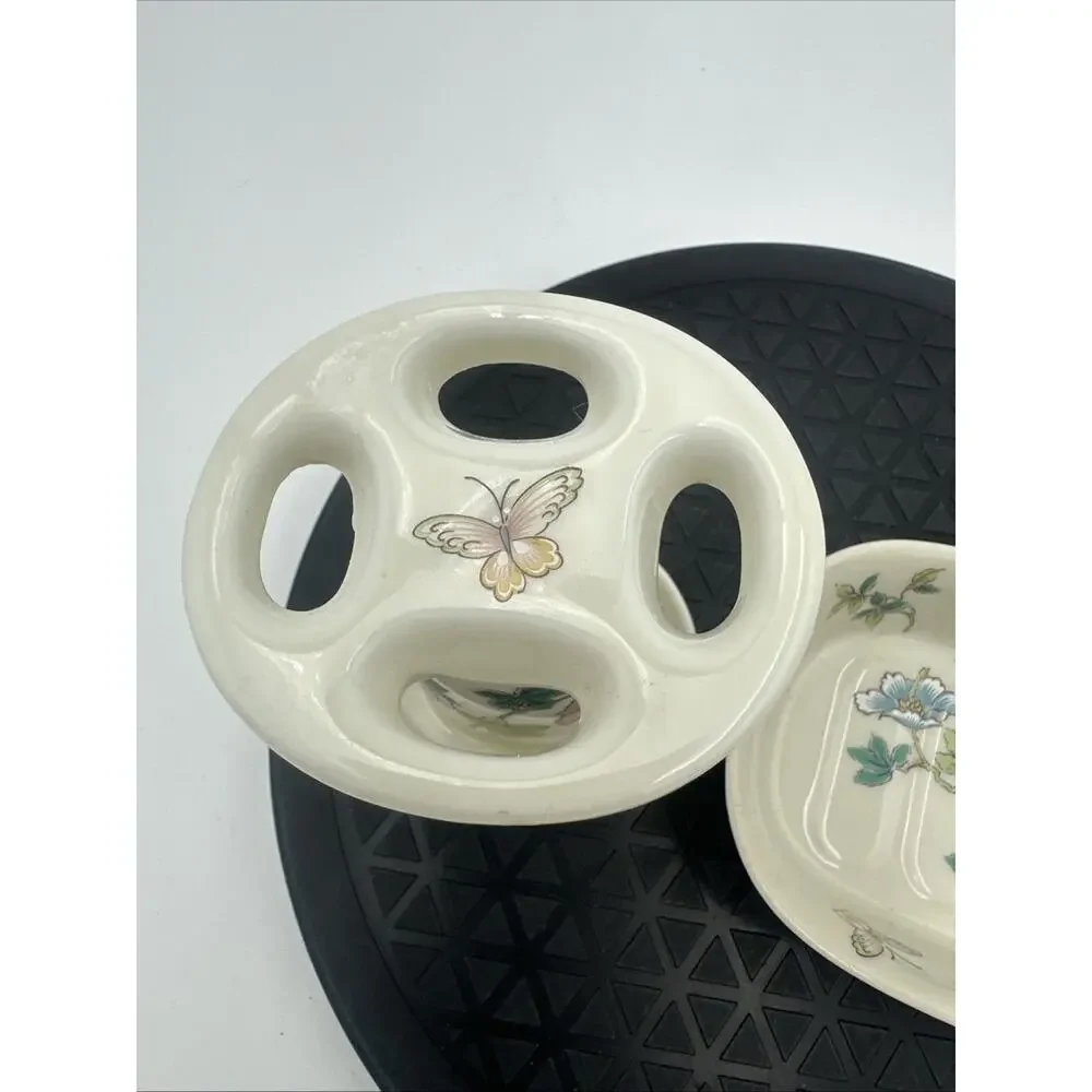 Vintage Cho-Cho San Francisco Takahashi Soap Dish & Tooth Brush Holder EUC Set
